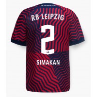 RB Leipzig Mohamed Simakan #2 Auswärtstrikot 2023-24 Kurzarm